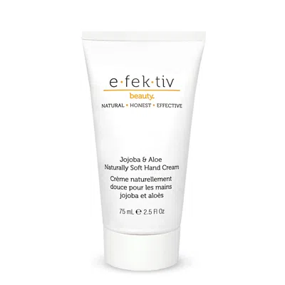 E.fek.tiv Jojoba And Aloe Naturally Soft Hand Cream By E. Fek. Tiv For Unisex - 2.5 oz Cream In White