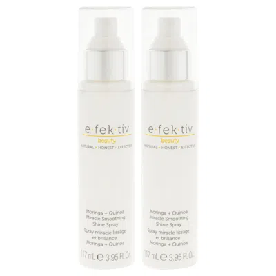 E.fek.tiv Moringa Plus Quinoa Miracle Smoothing Shine Spray By E. Fek. Tiv For Unisex - 3.95 oz Hair Spray - P In Multi