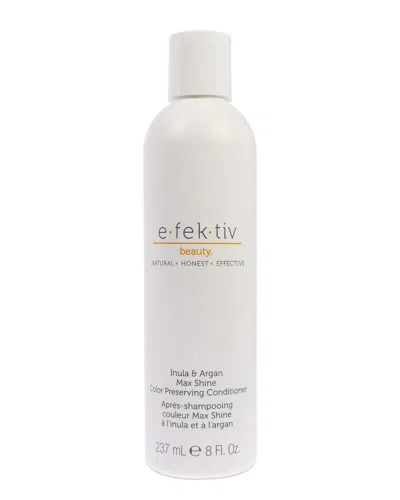E.fek.tiv Unisex 8oz Inula Plus Argan Max Shine Color Preserving Conditioner In White