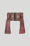 Effek F**k Top  Mantra  Manica Lunga In Rosa