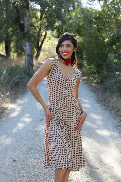 Effie's Heart Capitola Mini Dress In Poker In Multi