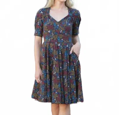 Effie's Heart Memories Mini Dress In Currants In Multi