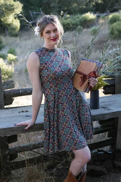 Effie's Heart Mia Mini Dress In Nouveau In Multi
