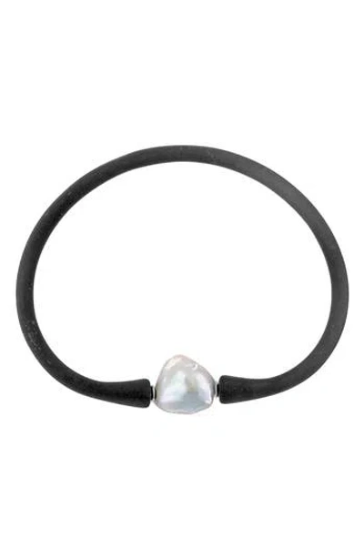 Effy 13mm Freshwater Pearl Bracelet In Black