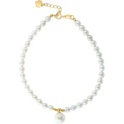 Effy 14k Gold 3.5-7mm Freshwater Pearl Bracelet<br /> In White