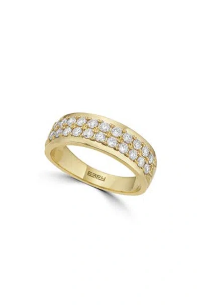Effy 14k Gold Lab-grown Diamond Band Ring In Yellow