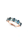 Effy 14k Yellow Gold London Blue Topaz & Blue Topaz Ring In Blue