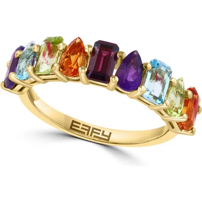 Effy 14k Gold Multi Gemstone Ring