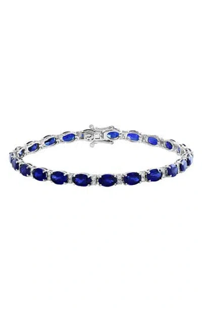 Effy 14k Gold Stone & Diamond Bracelet In Blue