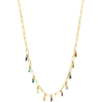 Effy 14k Gold Stone Chain Necklace