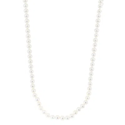 Effy 14k White Gold Freshwater Pearl Necklace