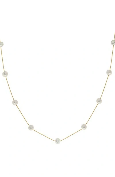 Effy 14k Yellow Gold Freshwater Pearl Layered Necklace, 18''