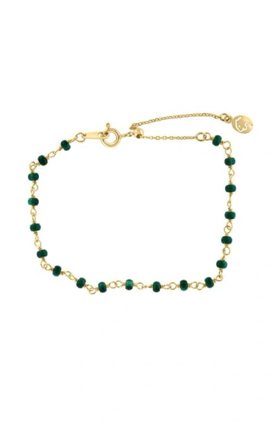 Effy 14k Yellow Gold ,malachite Bracelet