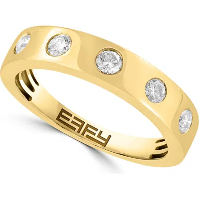 Effy 14k Yellow Gold Plated Diamond Band Ring
