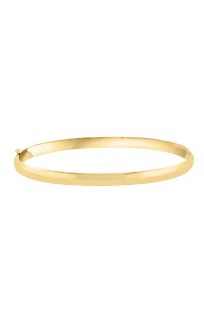 Effy 14k Yellow Gold Signature Gold Bangle In Metallic Gold