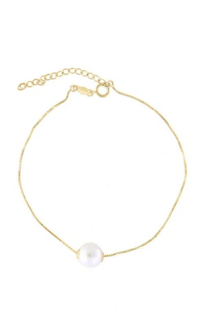 Effy 14k Yellow Gold Single Fresh Water Pearl Bracelet In Pink