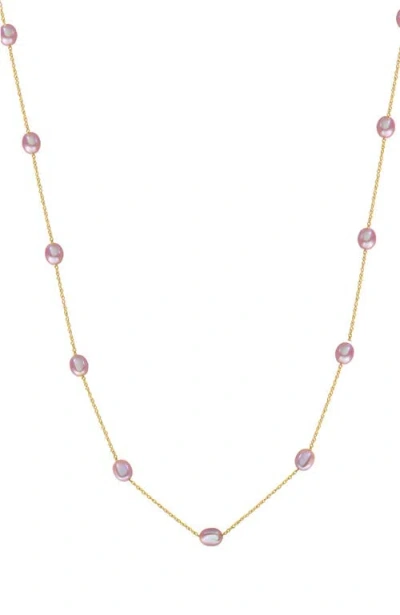 Effy 14k Yellow Golden Freshwater Rice Pearl 36'' Station Necklace