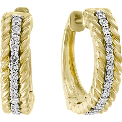 Effy 14k-w/y Diamond Earrings In Red