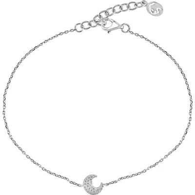 Effy 925 Sterling Silver Diamond Bracelet In Metallic