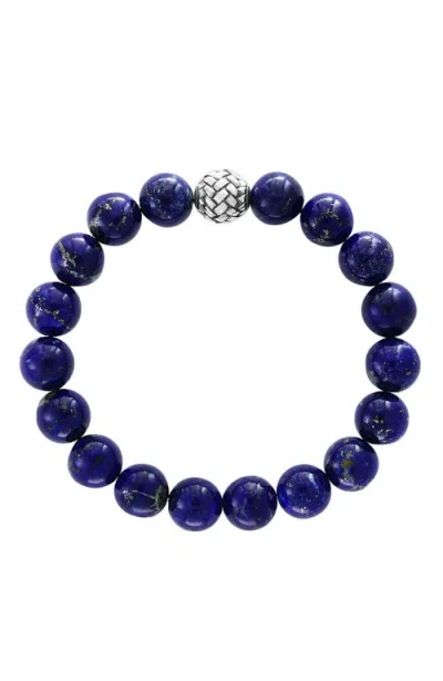 Effy 925 Sterling Silver ,lapis Lazuli Bracelet In Blue