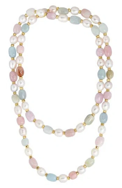 Effy 9mm Freshwater Pearl Necklace In Multi