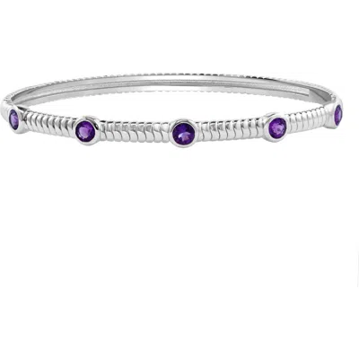 Effy Amethyst Station Cuff Bracelet In Purple