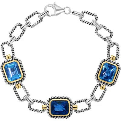 Effy Blue Topaz & London Blue Topaz Chain Bracelet