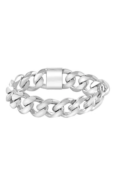 Effy Bold Curb Chain Bracelet In Sterling Silver In Metallic