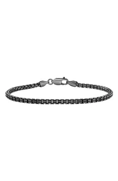 Effy Box Chain Bracelet In Black