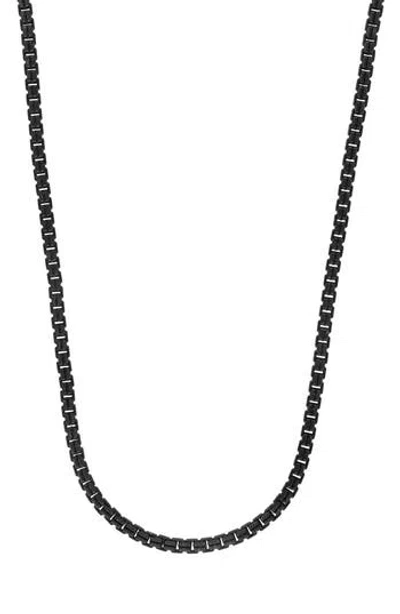 Effy Box Chain Necklace In Black