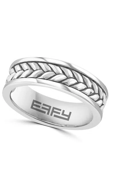 Effy Braided Band Ring In Silver
