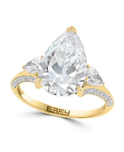 Effy Certified Lab Grown Diamond Ring (4-3/4 Ct. T.w.) In 14k Yellow Gold
