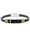 Effy Collection Black Onyx Bracelet In Sterling Silver In Gold