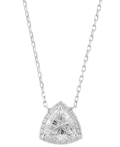 Effy Collection Certified Lab Grown Diamond Necklace (1-9/10 Ct. T. W.) In 14k White Gold In Silver