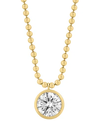 Effy Collection Certified Lab Grown Diamond Necklace (2 Ct. T.w.) In 14k Yellow Gold