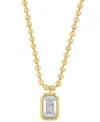 Effy Collection Certified Lab-grown White Diamond Necklace (1 Ct. T.w.) In 14k Yellow Gold In Gold