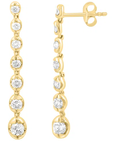 Effy Collection Diamond (1 Ct. T.w.) Earrings In 14k Yellow Gold