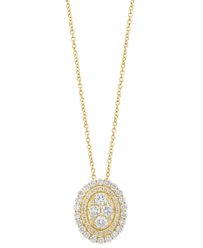 Effy Collection Diamond (1 Ct. T.w.) Pendant Necklace In 14k Yellow Gold
