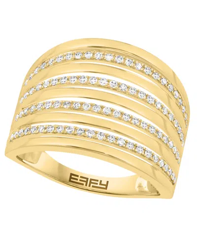 Effy Collection Diamond (1/3 Ct. T.w.) Ring In 14k Yellow Gold