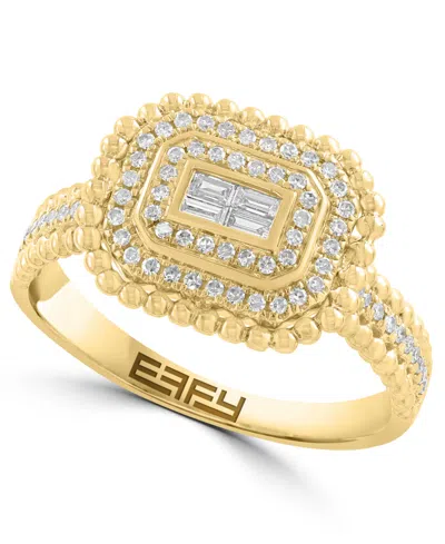 Effy Collection Diamond (1/4 Ct. T.w.) Ring In 14k Yellow Gold