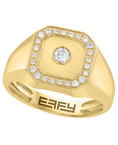 Effy Collection Diamond (1/4 Ct. T.w.) Ring In 14k Yellow Gold