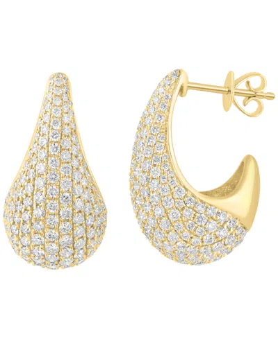 Effy Collection Diamond (4-1/5 Ct. T.w.) Earrings In 14k Yellow Gold