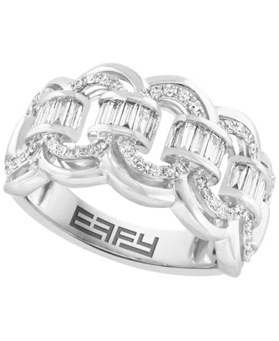 Effy Collection Diamond (5/8 Ct. T.w.) Ring In 14k White Gold In Metallic