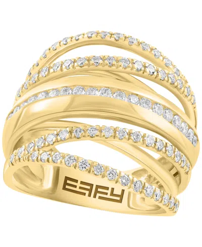 Effy Collection Diamond (7/8 Ct. T.w.) Ring In 14k Yellow Gold, (also In 14k White Gold)