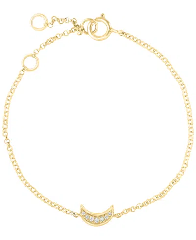 Effy Collection Diamond Accent Bracelet In 14k Yellow Gold