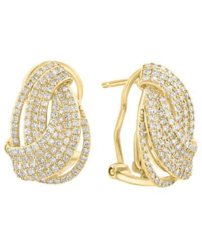 Effy Collection Diamond Earrings (3/4 Ct. T.w.) In 14k Yellow Gold