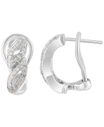 Effy Collection Diamond Earrings (3/8 Ct. T.w.) In Sterling Silver
