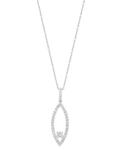 Effy Collection Diamond Pendant Necklace (1/2 Ct. T.w.) In 14k White Gold