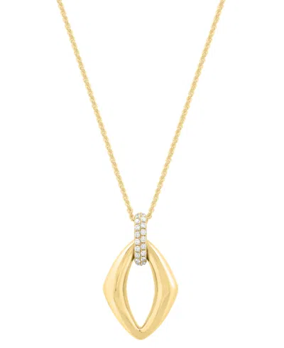 Effy Collection Diamond Pendant Necklace (1/4 Ct. T.w.) In 14k Yellow Gold