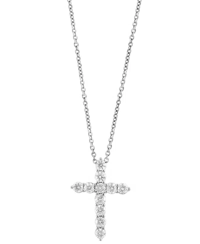 Effy Collection Diamond Pendant Necklace (3/4 Ct. T.w.) In 14k White Gold In Metallic
